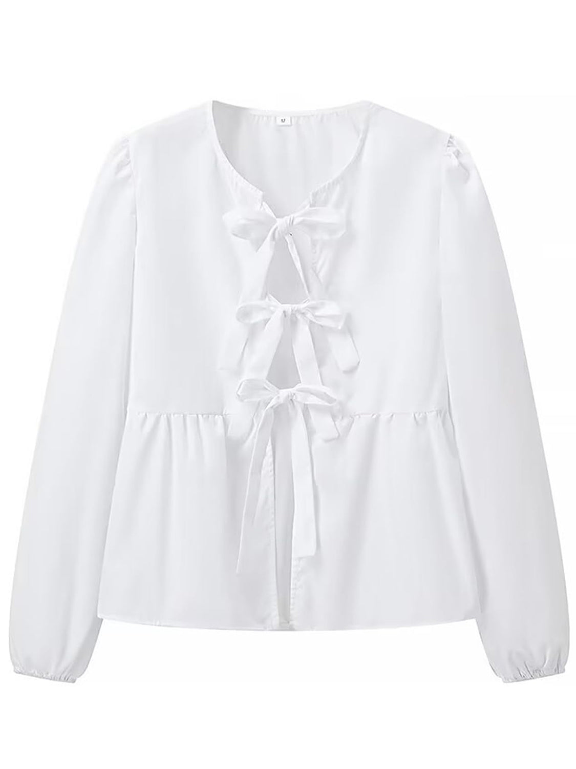 Front Tie Blouse | Variety of Colors Available