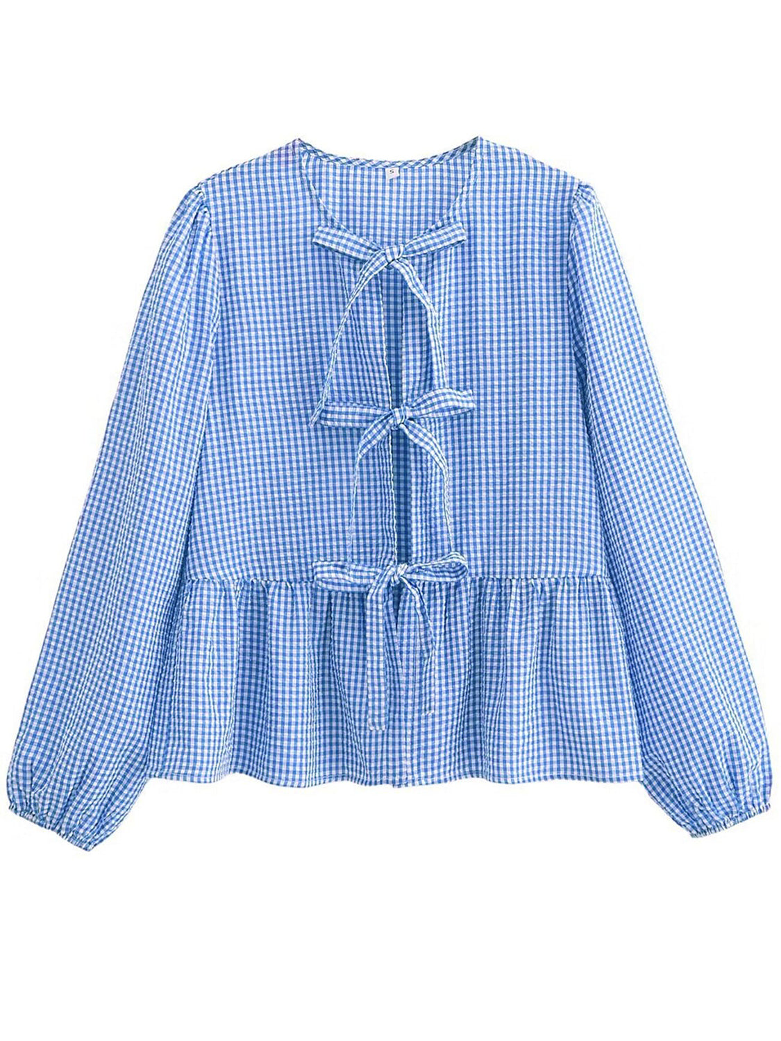 Front Tie Blouse | Variety of Colors Available