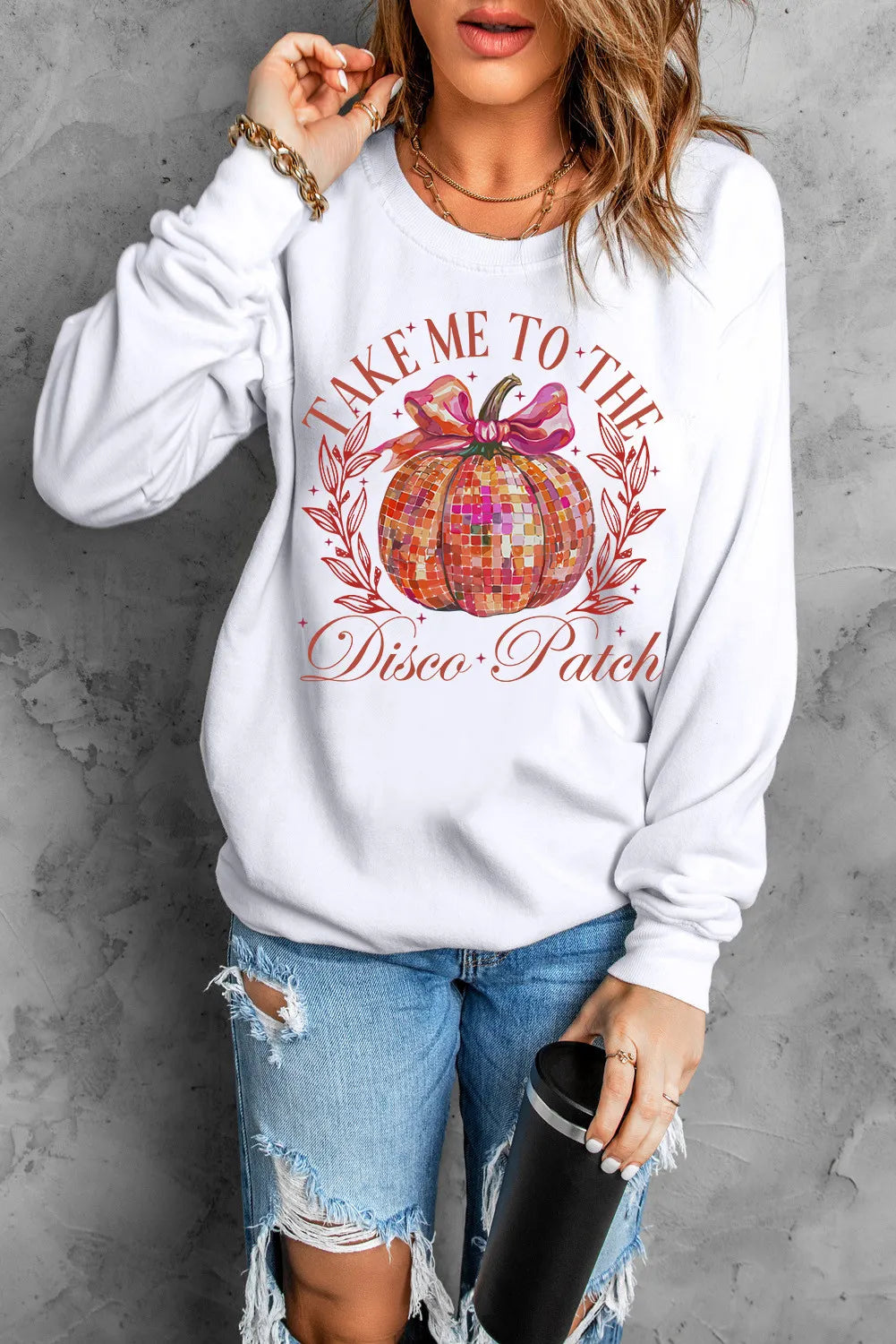 Take Me To The Disco Patch Pullover