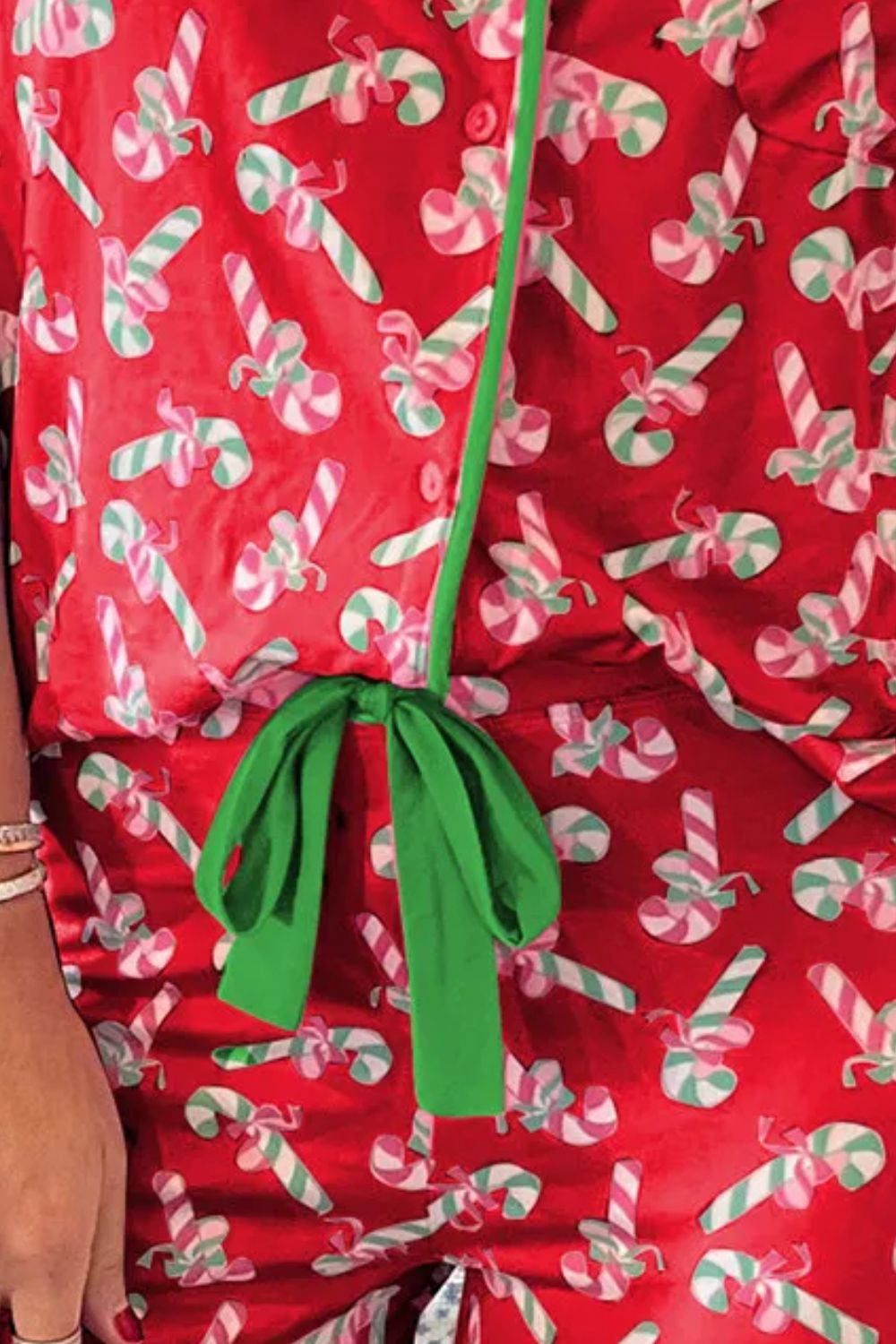Candy Cane Top and Shorts Set