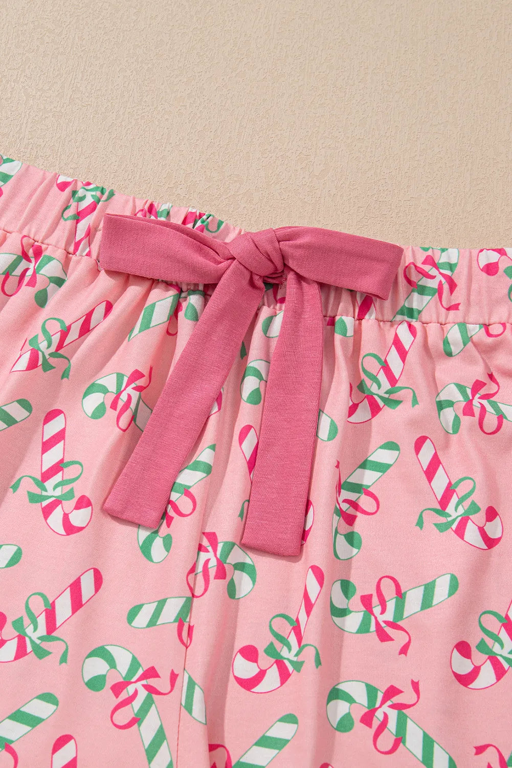Candy Cane Top and Shorts Set