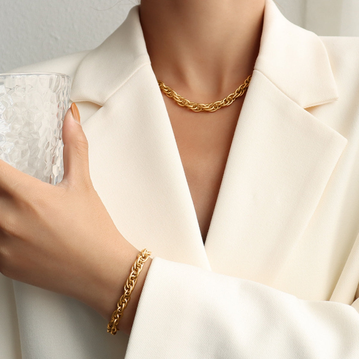 Classic Gold Necklace | Available in Silver