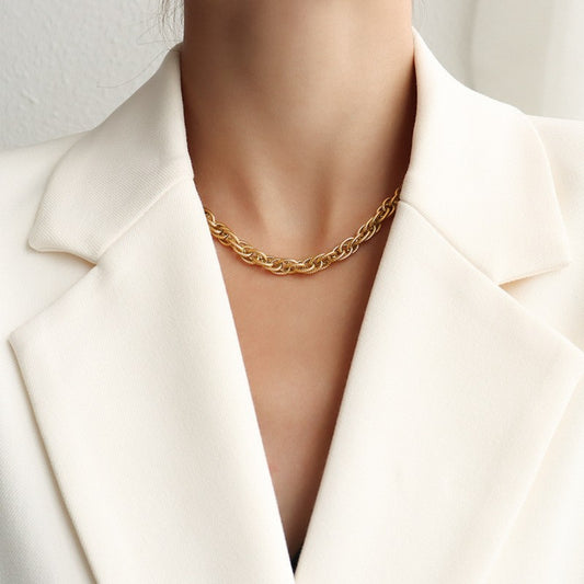 Classic Gold Necklace | Available in Silver